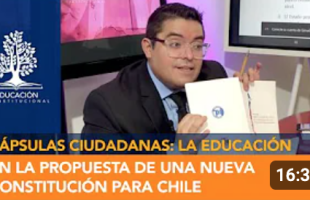 Rodrigo Logan abogado – Cápsula Ciudadana: La Educación en la propuesta de nueva constitución