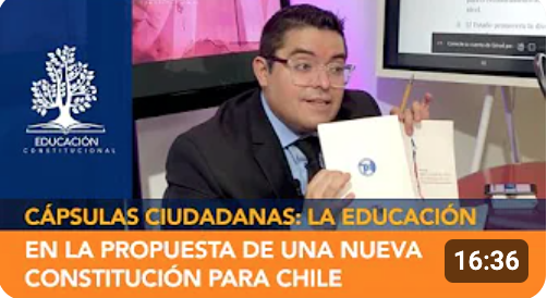 Rodrigo Logan abogado – Cápsula Ciudadana: La Educación en la propuesta de nueva constitución